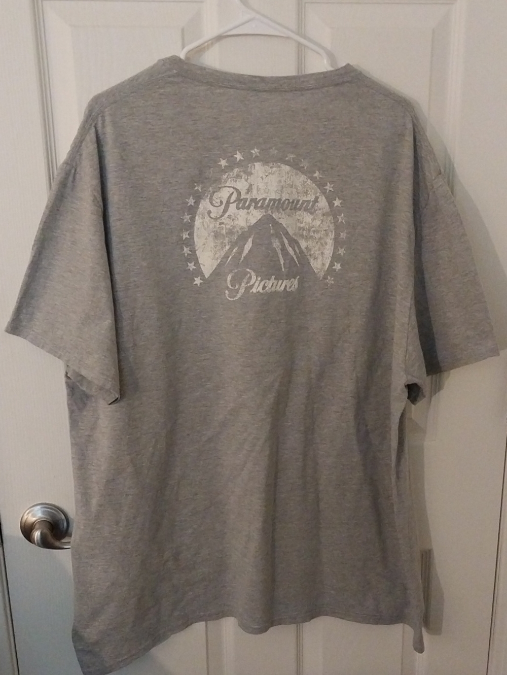 Vintage -Oura Grey Paramount Pictures Long Sleeve Tee-Rn # 93727-XXL
